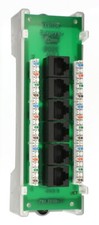6 Port Cat5 Voice and Data Module for Structured Media Cabling Solutions picture