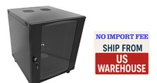Raising Electronics 12U Wall Mount Network Server Cabinet Glass Door 600MM Deep picture