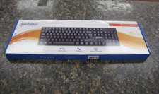 Manhattan 179324 Wired Computer Keyboard Black USB Connection - New picture