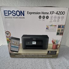Epson Expression Home XP-4200 All-In-One Color Inkjet Printer Wireless Scan Copy picture