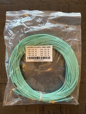 LCUPC to LCUPC DUPLEX OM3 multimode corning glass fiber jumper 20M 10G  NEW picture