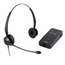 GN Netcom GN2125-NC DUO Headband Telephone QD Headset + Jabra Link 850 Amplifier picture