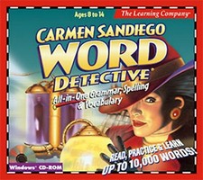 Carmen San Diego Word Detective Ages 8-14 PC 32-bit Software Sealed New picture