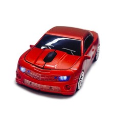 Funny Sport Car Shaped 2.4Ghz Wireless Mouse USB Receiver Laptop PC Red picture