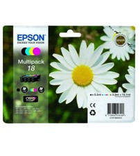 Genuine Epson 18 T1806 Multipack Printer Cartridges BK/C/M/Y EXPIRY 04/2025 picture