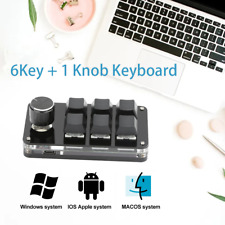 6 Key Mini Keypad With Knob USB DIY Programmable Keyboard OSU Gaming Keyboar BEA picture