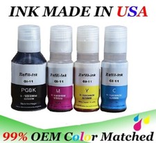A full set of GI-11 GI 11 Ink Bottle for Canon PIXMA Megatank G2160 G3160 picture