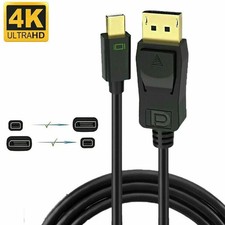 LOT Mini DisplayPort to DisplayPort Cable Mini DP to DP Adapter HD Video 2K 15FT picture