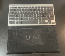 Used ZAGG ZAGGkeys Universal Wireless Keyboard (Grey) picture