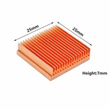 Pure Copper Heatsink DIY Heat Sink Radiator Cooling Cooler for Raspberry PI picture