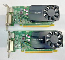 QTY 2 - NVIDIA QUADRO K620 2GB DDR3 VIDEO GPU DISPLAYPORT + DVI T5-C5 picture