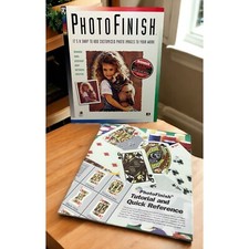 Photo Finish for Windows Users Guide PC Paintbrush Series ZSoft NO SOFTWARE picture