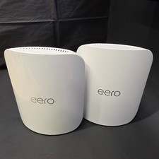 Lot of 2 eero Pro 7 ME10001 Wi-Fi 7 Router - LOCKED (For Parts / Repair) picture