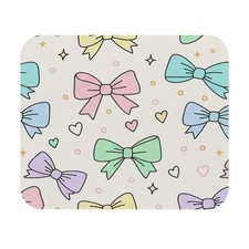 Cute Pastel Bows Mouse Pad Anti Slip Desk Mat picture