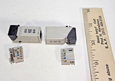 Lot of 2 Siemon Z6A-S04 Z-MAX Cat6A Shielded RJ45 Outlets Gray picture