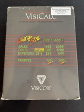 1982 VisiCorp Personal Software Complete W/ Disk For Apple IIe - Ships Free picture