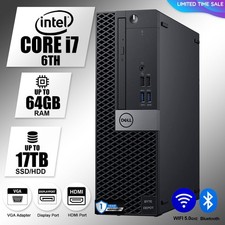 DELL Desktop Computer PC i7,up to 64GB RAM,17TB SSD HDD,Windows 10/11, WiFi picture