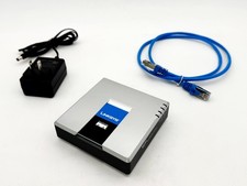 LINKSYS SPA3102 VOICE GATEWAY VOIP ADAPTER WITH BUILT-IN ROUTER W ADAPTER CABLE picture
