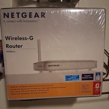Netgear Wireless-G Router WGR614 54 Mbps 2.4GHz 802.11g 4-Port White New Sealed picture