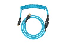 GLORIOUS Coiled Keyboard Cable – Coiled USB C Cable Artisan Braided Cables picture