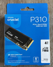 BRAND NEW CT4000P310SSD8 Crucial P310 4TB PCI Express 4.0 x4 NVMe M.2 2280 SSD picture