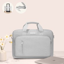 Laptop Bag Notebook Solid Color Multi-pocket Computer Bag Airbag Shockproof picture