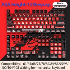 PBT Pudding Keycaps ASA Profile 125-Key Set for 60% 68% 75% 100% Keyboards picture