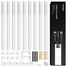 153 Cord Hider Cord Cover Wall Paintable Cable Concealer Wire Hiders For Tv  picture
