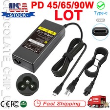 Lot USB-C Laptop Adapter Charger for Lenovo Chromebook Dell Samsung Switch Acer picture