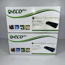 Lot Of 2 New Eco Plus Premium Toner Cartridge EP-C4092A picture
