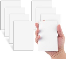 Note Pads 3x5 In, 8 Pack Blank Notepad, White Scratch for 3x5,  picture
