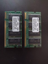 2x 256MB SAMSUNG DDR-266  PC2100S  NON-ECC SODIMM MEMORY RAM - M470L3224DTO-CB0 picture