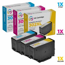 LD Replacement for Epson 302XL HY Ink CMY 3-Pack for Expression Premium XP-6000 picture