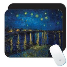 Gift Mousepad : Starry Night Vincent Van Gogh Famous Oil Painting Art Artist picture