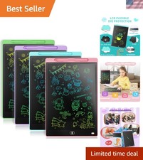 4 Pack 8.5-Inch Colorful LCD Writing Tablets for Kids - Creative Learning Fun picture