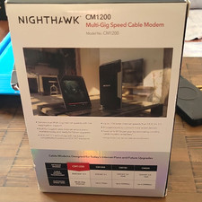 NETGEAR Nighthawk CM1200 DOCSIS 3.1 Cable Modem Complete In Box w/ Power Cable picture