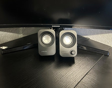 FUNLOGY 2.0 Wired USB Computer Speakers w/ 3.5mm Jack, Volume Control, Black picture