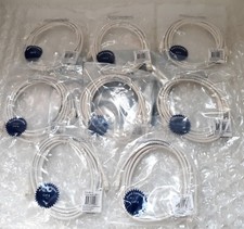 Lot of 8 Cat6 Patch Cable 4Pair UTP PC6-WH-10 10'RJ45 SNG MLD White NEW *SEALED* picture