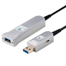 10m Fiber Optical USB 3.0 Extension Cable, Male to Female Long 32FT picture