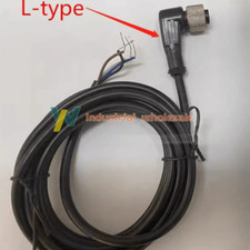 2pc M12 4-core elbow sensor connection cable 2 m for sensors picture