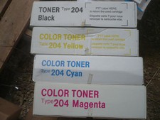 New 4 Genuine Ricoh  AP204 AP206 Color Toner Cartridge Type 204 400317 picture