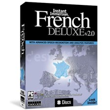 Instant Immersion Spanish Deluxe v2 by Topics Entertainment 8-Disc CD-ROM Set Ne picture