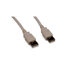 6ft USB Cable Type A Male to Type A Male Cable - White picture