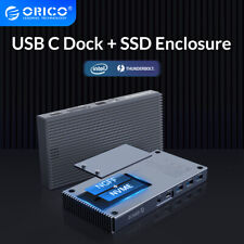 ORICO Thunderbolt 3 USB-C Docking Station 8K@60Hz DP1.4 M.2 NVMe/NGFF Enclosure picture