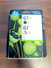 HP 67XL/67 2-Pack Ink Cartridge - Black/Tri-color SEP 2026 picture