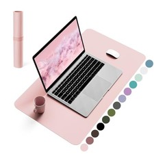 YSAGi Non-Slip Leather Desk Pad, Waterproof Laptop Computer Desk Keyboard Mat, T picture