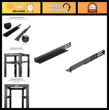 Universal 1U Rack Mount Rails, 4-Post Adjustable Shelf for Server/Networking/AV picture