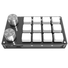 USB Knob design Mini 12-Key Mechanical Keyboard Programmable Keys Keypad picture