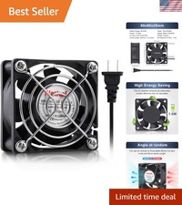Compact 60x25mm EC Brushless Fan with Dual Ball Bearings, Low Noise 35dBA picture