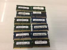 Lot of 12 Mixed Laptop RAM Modules - (11) 4GB DDR3 & (1) 1GB DDR2 - 45GB Total picture